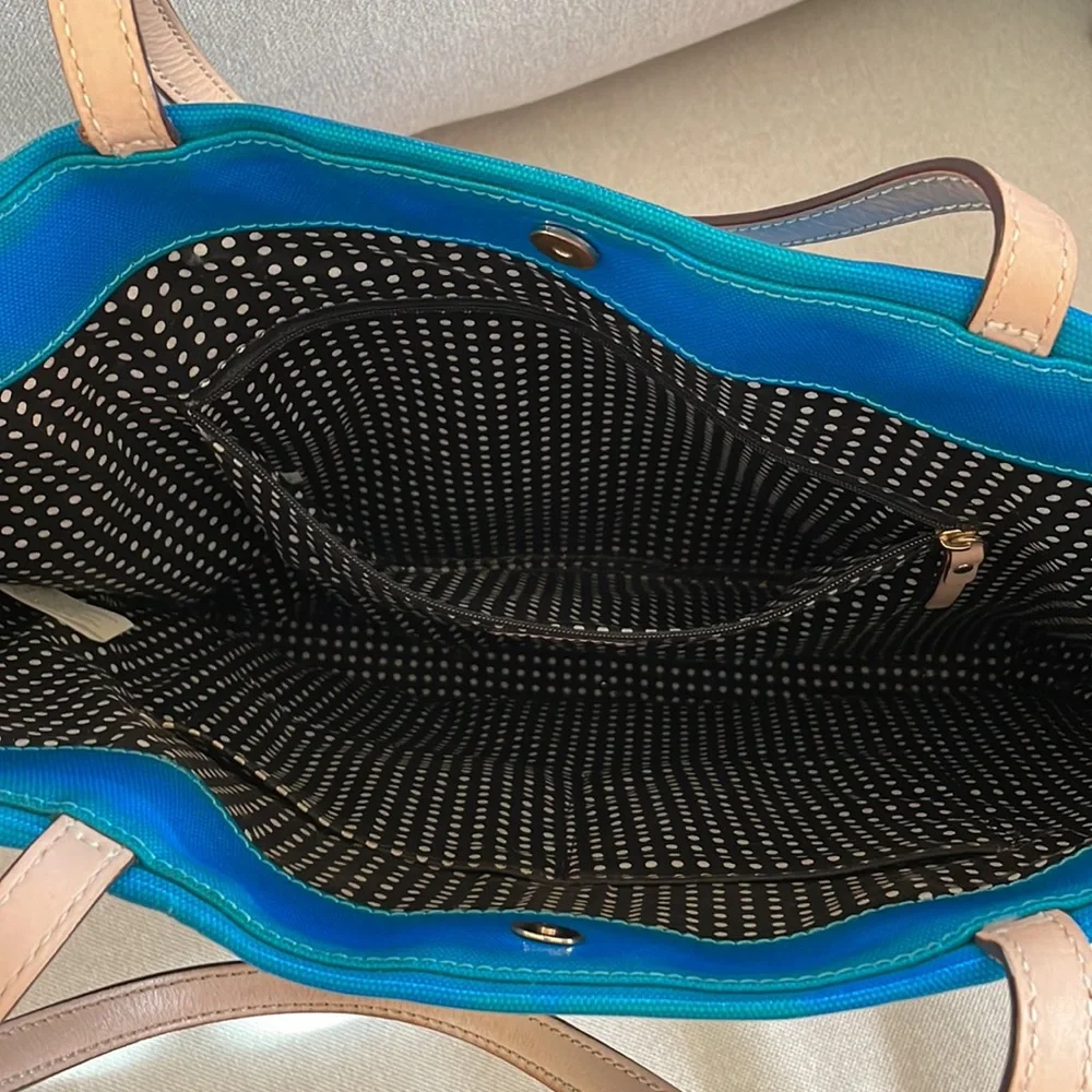 Kate Spade ♣️ turquoise tote - Picture 8 of 9